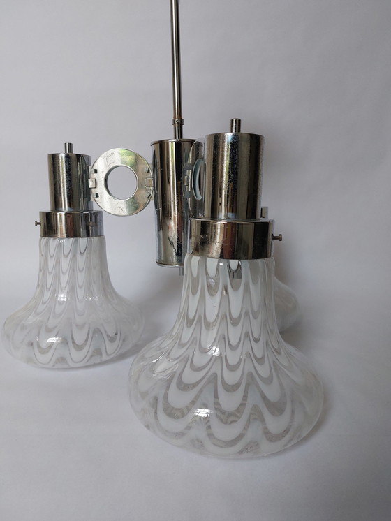 Image 1 of Mid-century plafondlamp uit het ruimtetijdperk