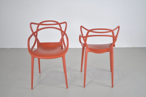 2x Kartell Masters eetkamerstoel