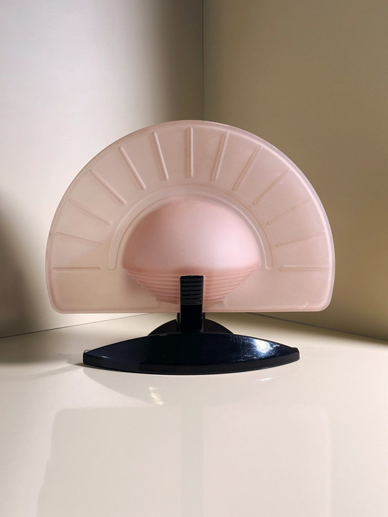 Image 1 of Italiaanse Art Deco ventilatorlamp door Vincenzo Missanelli voor Ladue - 1980S