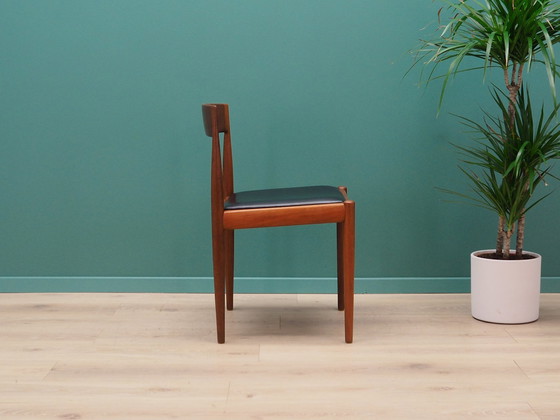 Image 1 of Set van vier teakhouten stoelen, Deens ontwerp, jaren 1970, Ontwerper: Kai Kristiansen, Fabrikant: Fritz Hansen