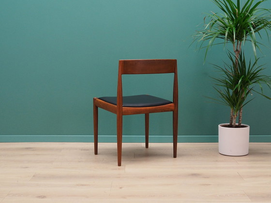 Image 1 of Set van vier teakhouten stoelen, Deens ontwerp, jaren 1970, Ontwerper: Kai Kristiansen, Fabrikant: Fritz Hansen