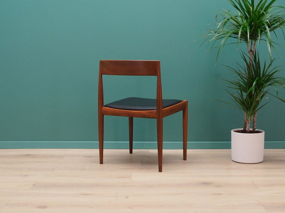 Image 1 of Set van vier teakhouten stoelen, Deens ontwerp, jaren 1970, Ontwerper: Kai Kristiansen, Fabrikant: Fritz Hansen