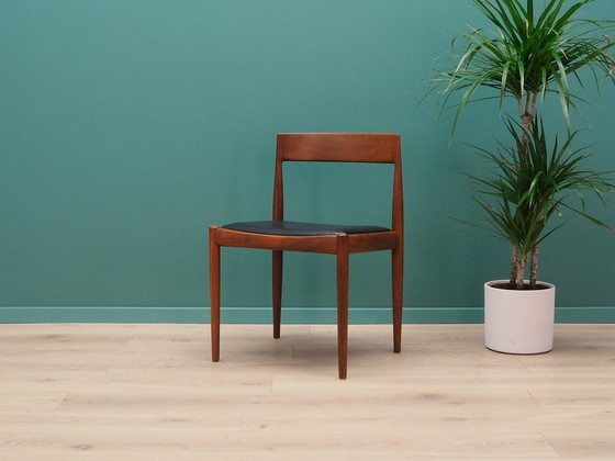 Image 1 of Set van vier teakhouten stoelen, Deens ontwerp, jaren 1970, Ontwerper: Kai Kristiansen, Fabrikant: Fritz Hansen