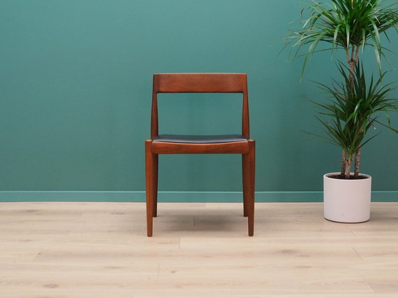 Image 1 of Set van vier teakhouten stoelen, Deens ontwerp, jaren 1970, Ontwerper: Kai Kristiansen, Fabrikant: Fritz Hansen