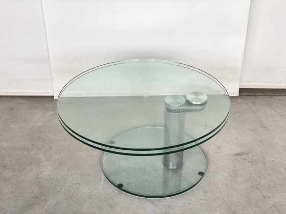 Image 1 of Vintage glass coffeetable