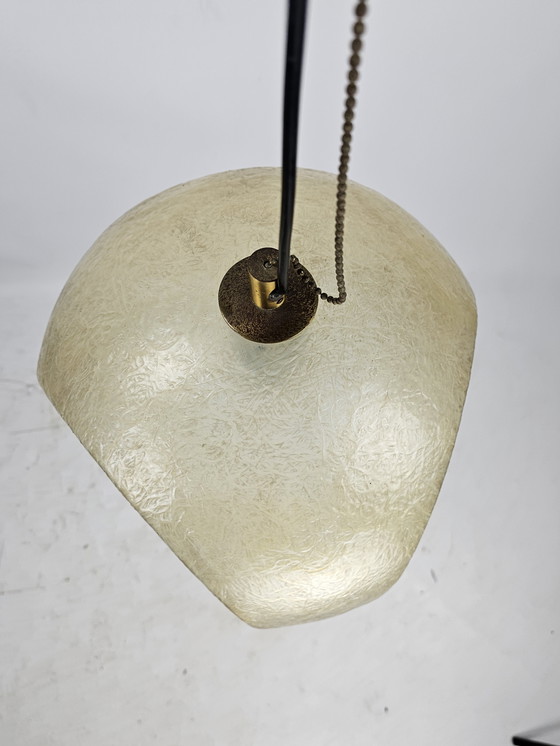 Image 1 of hanglamp Italiaans design van glasvezel jaren 60/70