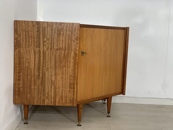 Image 1 of Mid Century hoekkast dressoir vintage