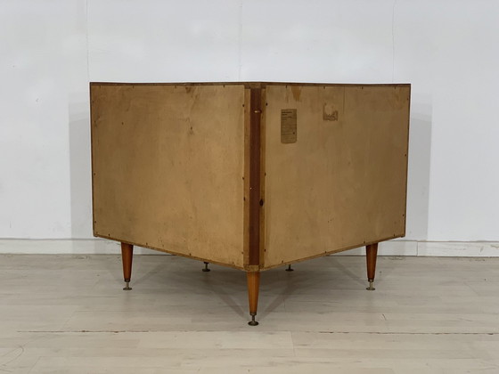 Image 1 of Mid Century hoekkast dressoir vintage