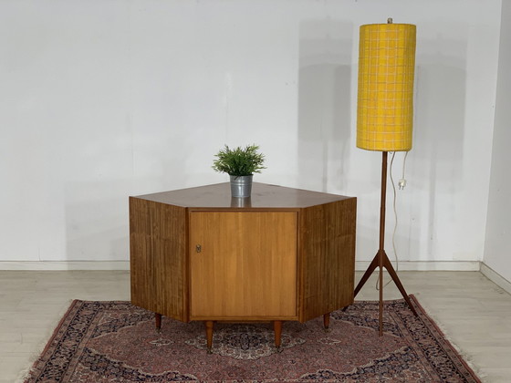 Image 1 of Mid Century hoekkast dressoir vintage