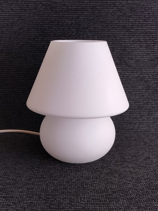 Mushroom Lamp - Vintage - Gematteerd Opaline Glas