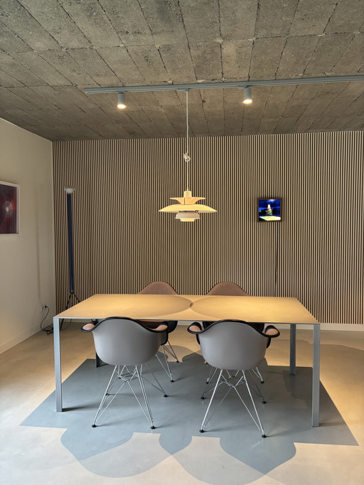 Molteni Jean Nouvel Less Tafel Zilver Grijs 190X90