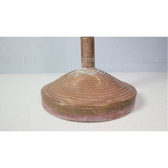 Image 1 of Vintage koperen palm sculptuur voor La Maison Jansen, Frankrijk