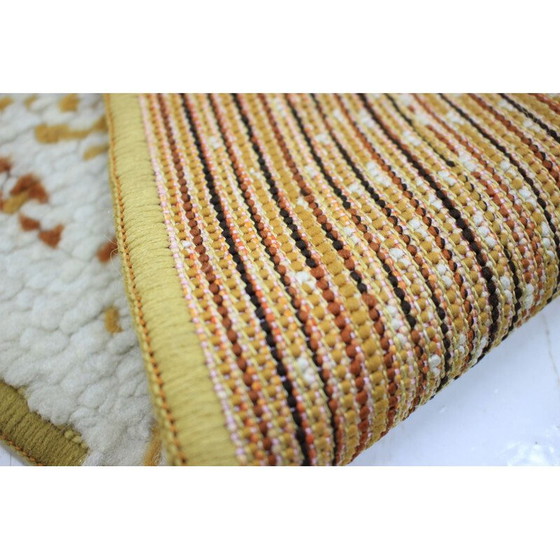 Image 1 of Set van 3 vintage tapijten van synthetische stof, Tsjecho-Slowakije 1980