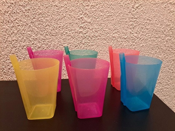 Image 1 of Drinkbekers .  Merk :  Tiger Plastics   1965 / 1970