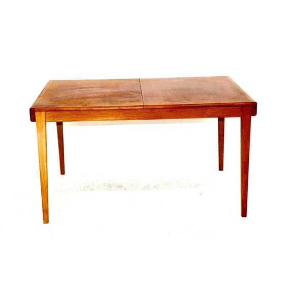 Image 1 of Vintage eikenhouten tafel, Zweden 1960