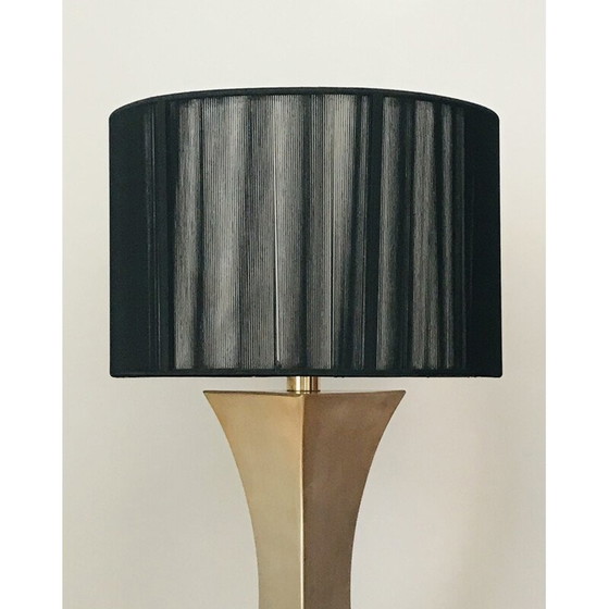 Image 1 of Vintage verguld metalen tafellamp, Frankrijk 1970