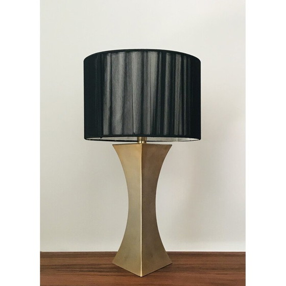 Image 1 of Vintage verguld metalen tafellamp, Frankrijk 1970