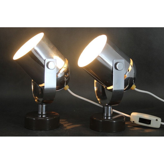 Image 1 of Paar vintage wandlampen van Stanislav Indra voor Combi Lux, Tsjecho-Slowakije 1970