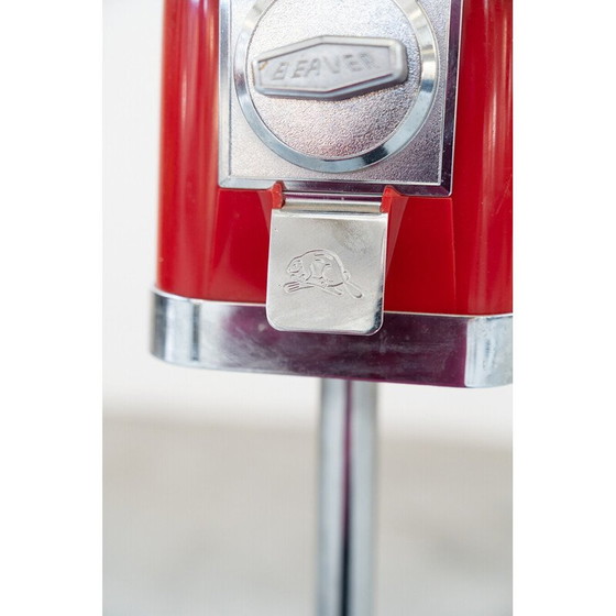 Image 1 of Vintage ijzeren zuil snoepautomaat van Castor, Canada 1990