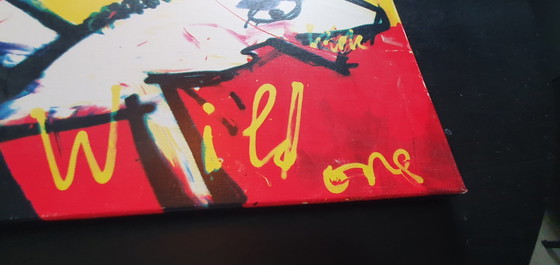 Image 1 of 2x Art print Herman Brood Into the Wild & 't is nu wel dik an