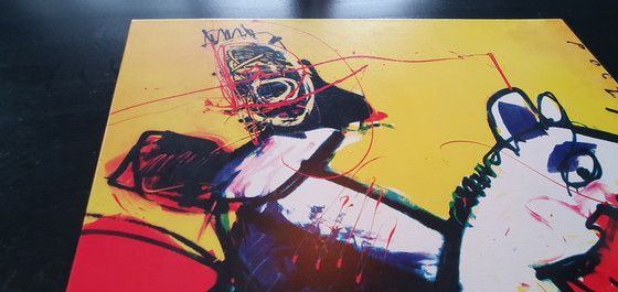 Image 1 of 2x Art print Herman Brood Into the Wild & 't is nu wel dik an