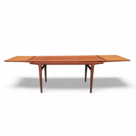 Image 1 of Vintage Scandinavische Teakhouten Eettafel, Johannès Andersen