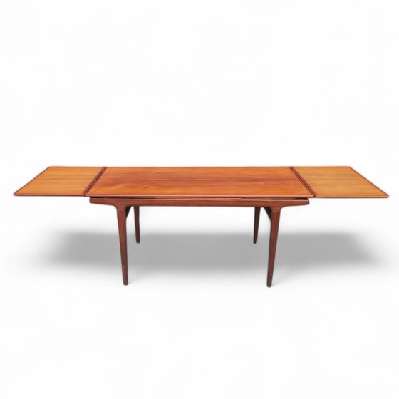 Image 1 of Vintage Scandinavische Teakhouten Eettafel, Johannès Andersen