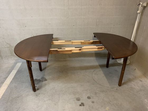 Image 1 of Ronde Thonet Tafel. Uittrekbaar.