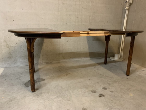 Image 1 of Ronde Thonet Tafel. Uittrekbaar.