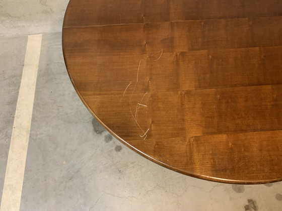 Image 1 of Ronde Thonet Tafel. Uittrekbaar.