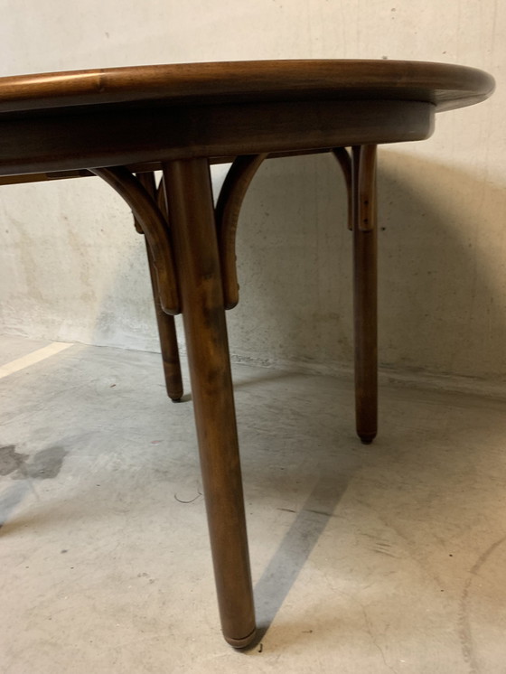 Image 1 of Ronde Thonet Tafel. Uittrekbaar.