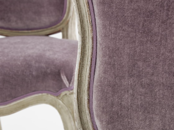 Image 1 of Paar Maison Jansen Louis XV Neoklassieke Pantoffelstoelen 1940