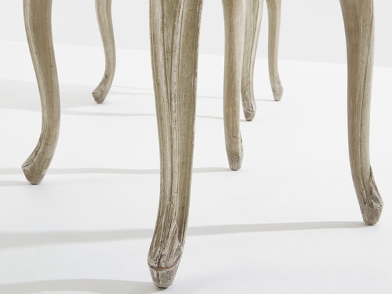 Image 1 of Paar Maison Jansen Louis XV Neoklassieke Pantoffelstoelen 1940