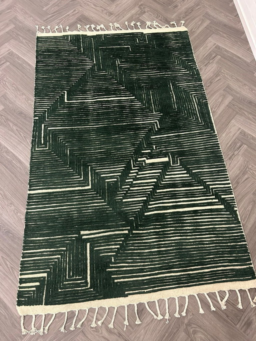 Brinker Uniek Maze Vloerkleed Groen 160X230Cm