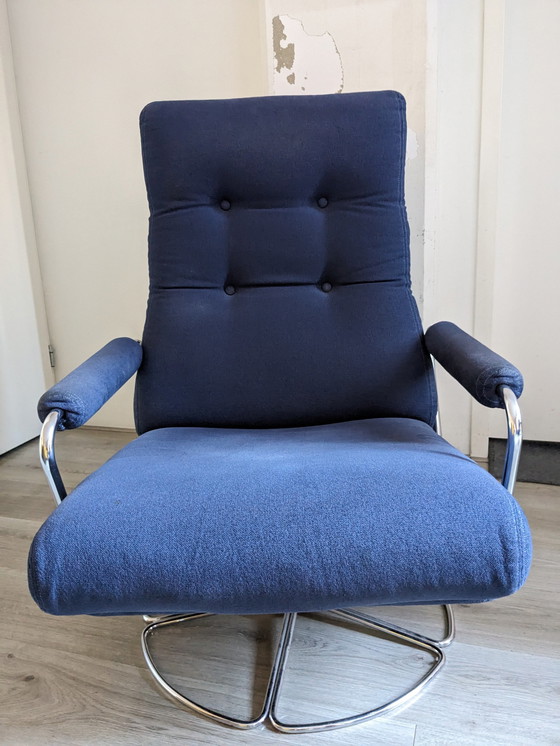 Image 1 of Vintage Gelderland Draaifauteuil Van Jan Des Bouvrie