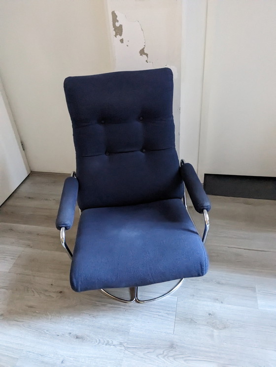 Image 1 of Vintage Gelderland Draaifauteuil Van Jan Des Bouvrie