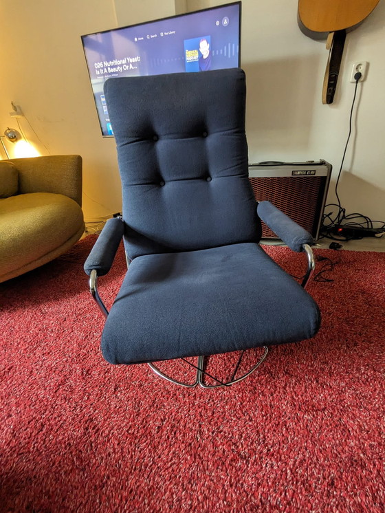 Image 1 of Vintage Gelderland Draaifauteuil Van Jan Des Bouvrie