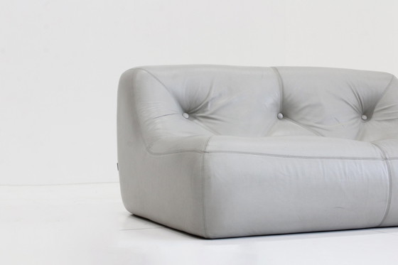 Image 1 of Kali 2 Zits Sofa Ligne Roset Michel Ducaroy Grijs Leder