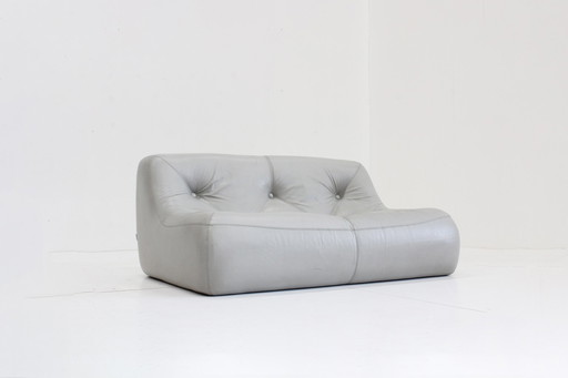 Kali 2 Zits Sofa Ligne Roset Michel Ducaroy Grijs Leder