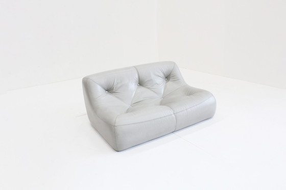 Image 1 of Kali 2 Zits Sofa Ligne Roset Michel Ducaroy Grijs Leder