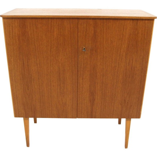 Scandinavisch vintage teak highboard, Zweden 1960