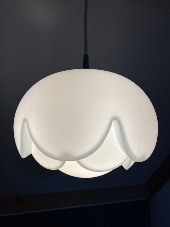 Image 1 of Peill & Putzler Artisjok Seeroze Design Hanglamp Jaren 70