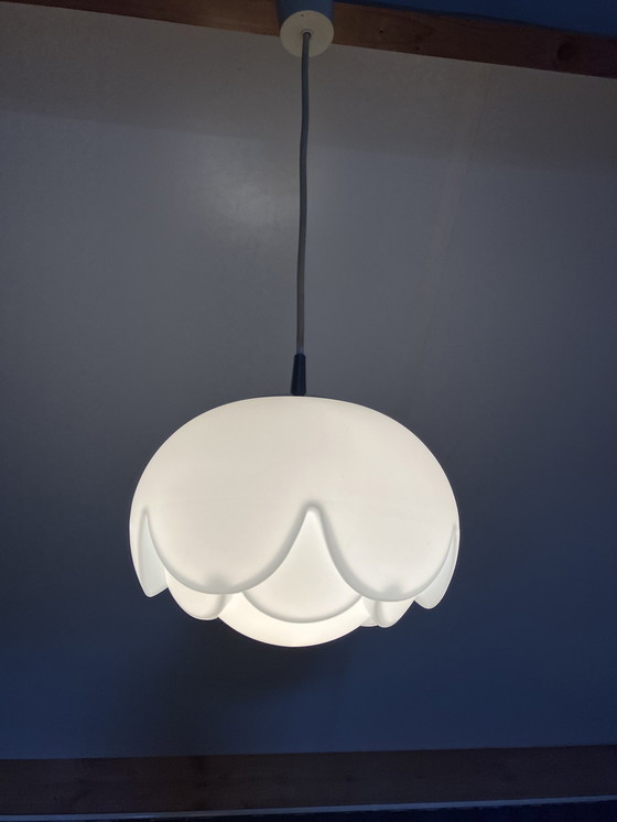 Image 1 of Peill & Putzler Artisjok Seeroze Design Hanglamp Jaren 70