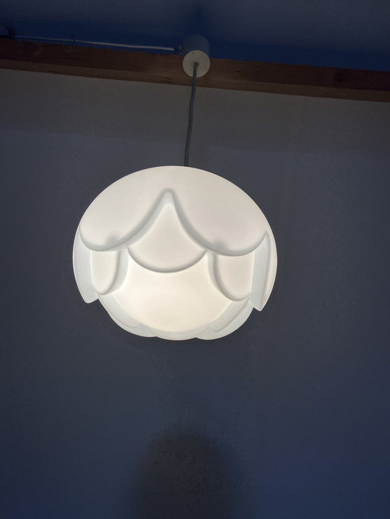 Image 1 of Peill & Putzler Artisjok Seeroze Design Hanglamp Jaren 70