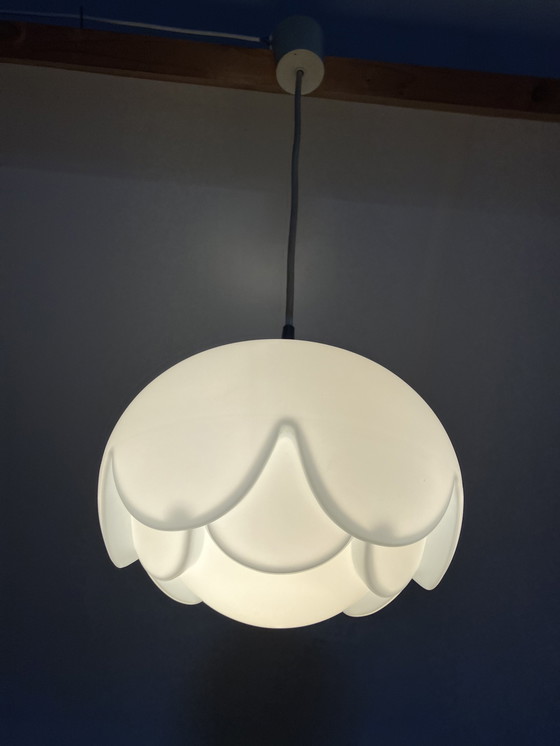 Image 1 of Peill & Putzler Artisjok Seeroze Design Hanglamp Jaren 70