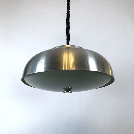 Image 1 of Vintage hanglamp met verstelbaar glas van Oscar Torlasco voor Lumi Milano, Italië 1950