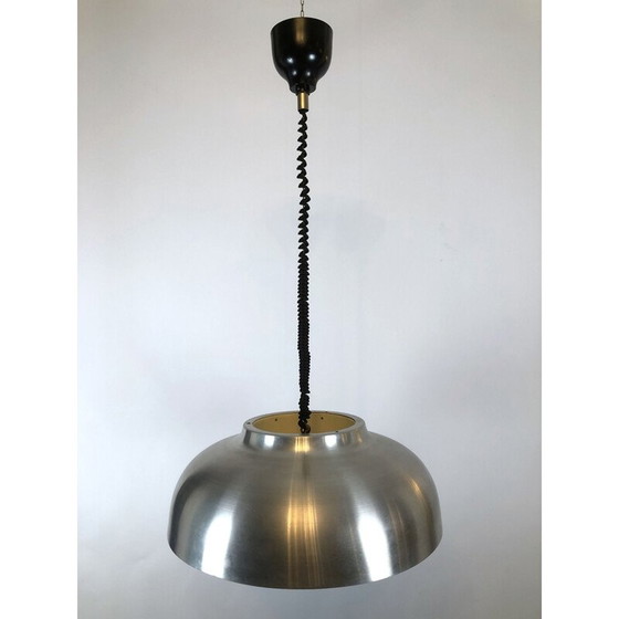 Image 1 of Vintage hanglamp met verstelbaar glas van Oscar Torlasco voor Lumi Milano, Italië 1950