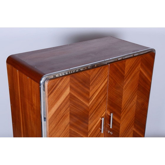 Image 1 of Vintage Bauhaus beuken kast van Robert Slezák voor Slezak Fabrieken, Tsjecho-Slowakije 1930