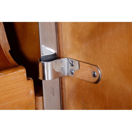 Image 1 of Vintage Bauhaus beuken kast van Robert Slezák voor Slezak Fabrieken, Tsjecho-Slowakije 1930