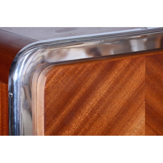 Image 1 of Vintage Bauhaus beuken kast van Robert Slezák voor Slezak Fabrieken, Tsjecho-Slowakije 1930